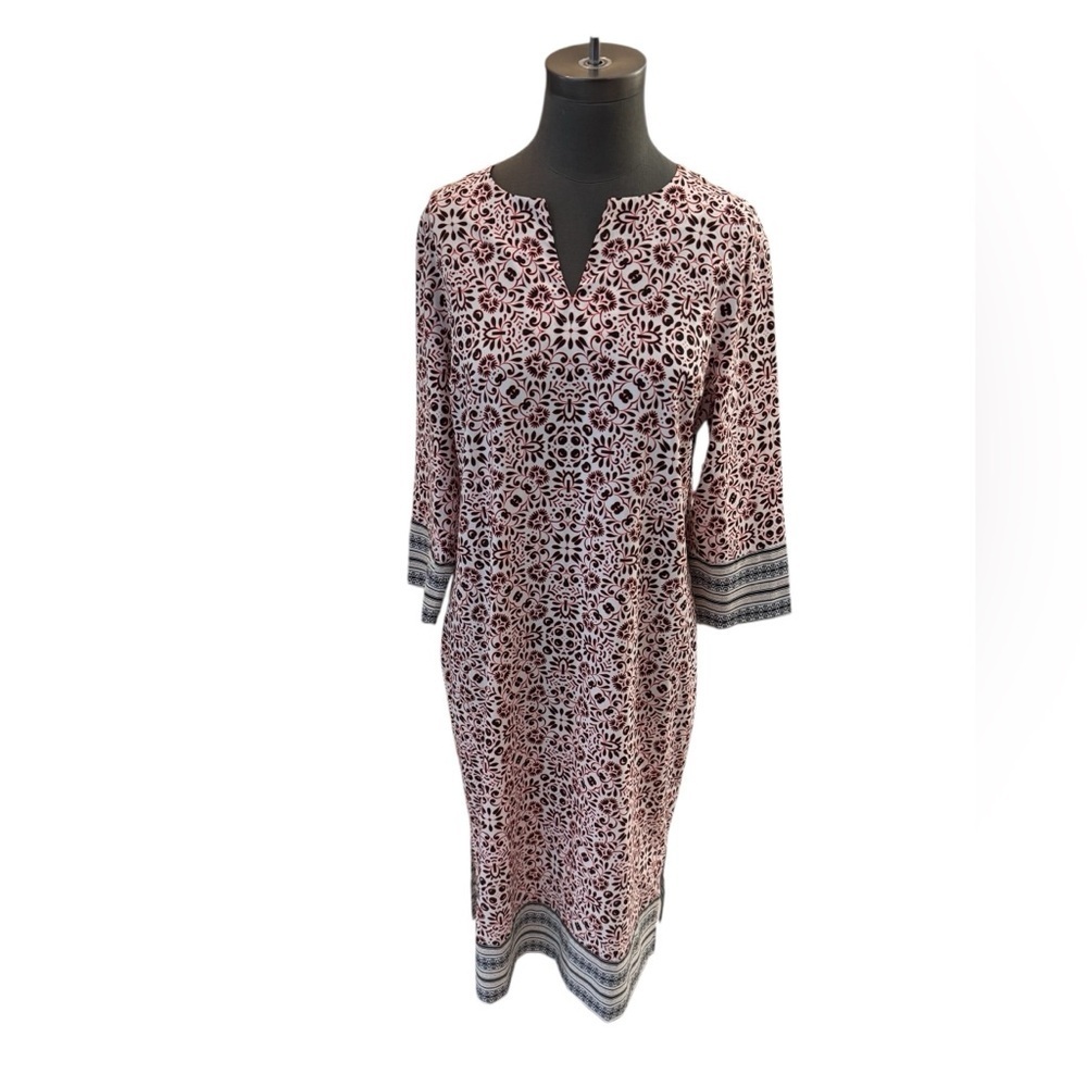 Coolibar Oceanside Tunic Dress UPF 50 Swim Coverup Medium